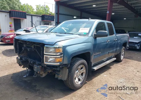 2014 Chevrolet Silverado 1500 2Lt из США, поврежденный, VIN 1GCVKREC8EZ198756